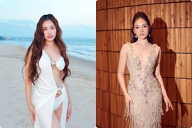 Sau 5 năm sinh con, vợ Dương Khắc Linh khoe vóc dáng thon gọn, gợi cảm