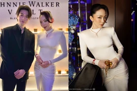 Tóc Tiên xuất hiện như nữ thần bên Lee Dong Wook và Dara (2NE1)