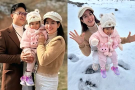 Kha Ly – Thanh Duy đưa con gái sang Thổ Nhĩ Kỳ ngắm tuyết đầu năm