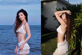 Vợ trẻ của Hồ Quang Hiếu khoe vóc dáng nóng bỏng sau sinh