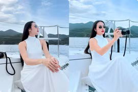 Diệp Bảo Ngọc hóa “nàng tiên cá” xinh đẹp trên du thuyền