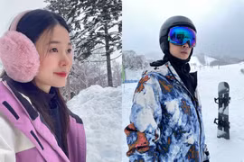 Midu cùng chồng thiếu gia du lịch Nhật Bản hâm nóng tình cảm