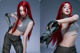 DJ Mie "đốt cháy" mọi ánh nhìn với mái tóc đỏ rực cực phẩm