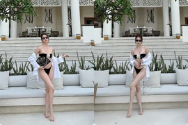 Thiều Bảo Trang diện bikini nhỏ xíu, khoe cận body nóng bỏng