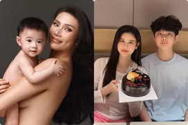 Hot face sao Việt: Võ Hoàng Yến chụp ảnh da kề da với con