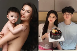 Hot face sao Việt: Võ Hoàng Yến chụp ảnh da kề da với con