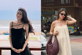 Quỳnh Châu gây sốt với vóc dáng thon gọn những tháng cuối thai kỳ