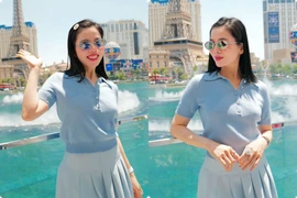 Lệ Quyên gây sốt với loạt ảnh 'hack tuổi' ở trời Tây, body U50 vẫn 'căng đét'