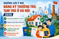 [INFOGRAPHIC] 5 điều người dân cần biết khi đăng ký cư trú tại Hà Nội 