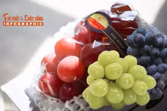 [INFOGRAPHIC] 3 giống nho đắt đỏ tại Nhật Bản