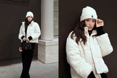 Hoa hậu Việt Nam 2018 Trần Tiểu Vy gây chú ý khi hóa 'cô bé mùa đông'