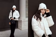 Hoa hậu Việt Nam 2018 Trần Tiểu Vy gây chú ý khi hóa 'cô bé mùa đông'