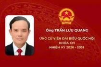 Tiểu sử ứng cử viên Đại biểu Quốc hội khóa XVI: Ông Trần Lưu Quang