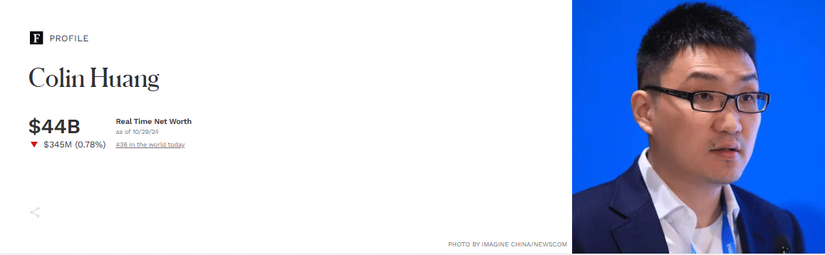 Ông chủ Temu tụt hạng và bị các đại gia khác vượt mặt - Hình 3 Ong chu Temu tut hang va bi cac dai gia khac vuot mat-Hinh-3