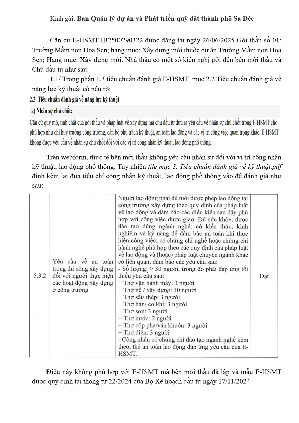 Một phần yêu cầu làm rõ E-HSMT. anh.png