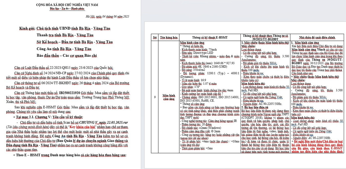 Một phần kiến nghị của nhà thầu. anh.jpg
