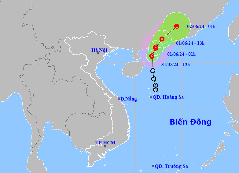 Cơn bão số 1 trên Biển Đông ảnh hưởng tới Việt Nam thế nào? Con bao so 1 tren Bien Dong anh huong toi Viet Nam the nao?
