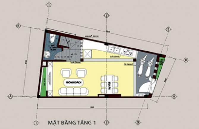 Giấc ngủ thường khó sâu và dễ mộng mị. Bạn cần kê giường tránh khỏi góc nhọn này để tránh nguồn năng lượng hung hãn bằng cách phủ vải bên ngoài (*) Thông tin chỉ mang tính tham khảo