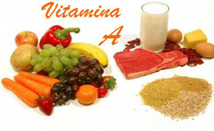 Trong số các thực phẩm, vitamin A có nhiều trong cam quýt, sữa, khoai lang, cà rốt…
