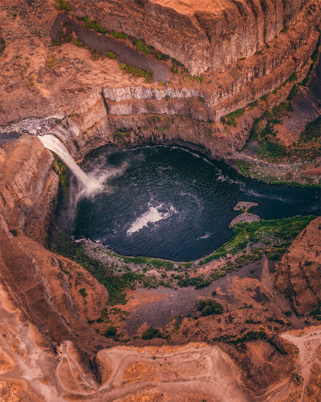 Hình ảnh đẹp của thác nước Palouse Falls ở Washington