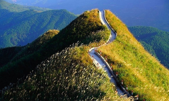 Sống lưng khủng long Bình Liêu không quá lắt léo như nhiều cung đường ở miền Bắc nhưng không kém phần nguy hiểm bởi độ dài, độ dốc và độ cao.