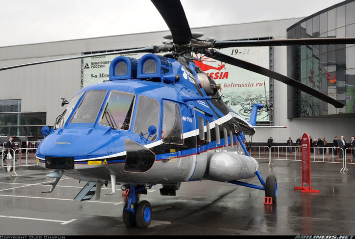 Đáng chú ý, theo vị giám đốc tiếp thị Tập đoàn Russian Helicopter (Trực thăng Nga), hóa ra trong quá trình phát triển phiên bản mới Mi-171A2, Russian Helicopter đã tìm gặp tất cả các khách hàng đang sử dụng Mi-8/17 trong đó có Việt Nam để tìm kiếm các nhận xét, đề nghị nhằm hoàn thiện Mi-171A2. Nguồn ảnh: Airlines.net