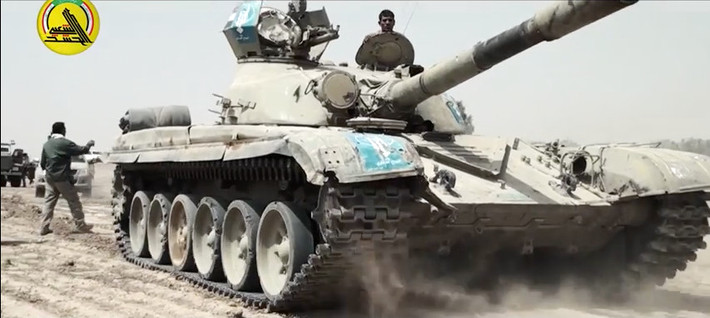 Xe tăng T-72M nguyên bản của Quân đội Iraq thời Saddam.