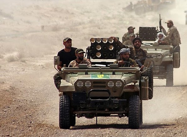 Xe chiến thuật Safir 4x4 bánh trang bị pháo phản lực 12 nòng 107mm được Iran cung cấp cho Iraq trong cuộc chiến chống phiến quân IS.