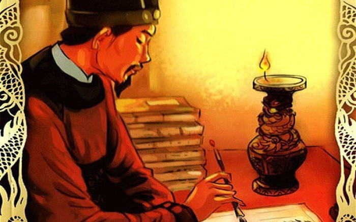 Ngô Thì Nhậm khẳng khái đáp: “Thế Chiến Quốc, thế Xuân Thu, gặp thời thế, thế thời phải thế”. Vế đối lại cũng có 5 chữ thế, nói lên được hoàn cảnh và khí phách của người anh hùng và cũng gắn chữ thời là tên đệm của Ngô Thời Nhiệm.