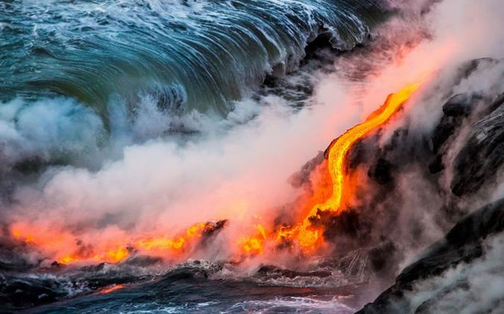 Dòng chảy dung nham Kalapana 2016 trên Đảo Lớn của Hawaii, Mỹ