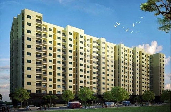Theo kế hoạch, dự án Tân Bình Apartment sẽ được bàn giao cho khách hàng cuối tháng 3/2016. Ảnh: phối cảnh tổng thể dự án. Nguồn: Nhadat24h.