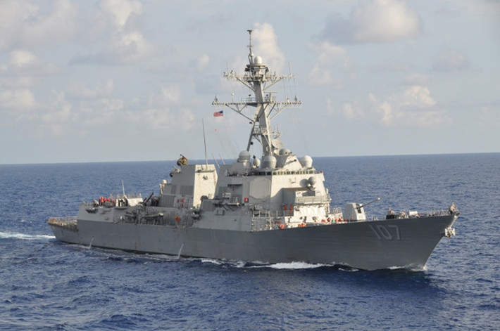 Khu trục hạm USS Gravely được mang tên Phó Đô đốc Samuel Lee Gravely (con)- người Mỹ gốc Phi đầu tiên là chỉ huy một chiến hạm của Mỹ. Ảnh: Hải quân Mỹ