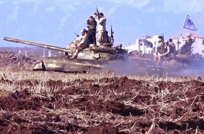 Hầu hết số xe tăng này đều được lấy từ kho vũ khí Quân đội Syria.