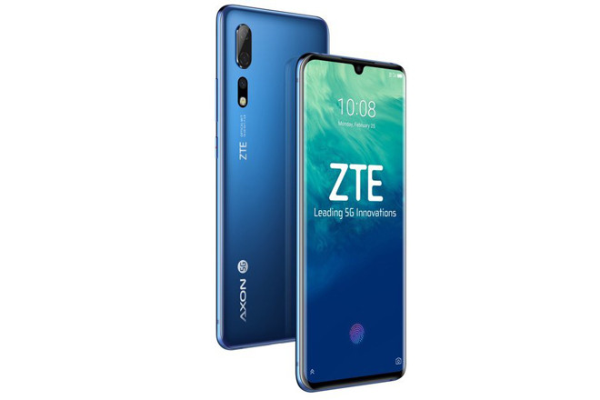 ZTE Axon 10 Pro 5G. Được công bố vào đầu năm nay tại MWC tại Barcelona (Tây Ban Nha), ZTE Axon 10 Pro 5G dự kiến sẽ ra mắt tại các thị trường 5G vào nửa đầu năm nay. Thiết bị sẽ đến với Trung Quốc, Phần Lan và Áo thông qua các nhà mạng. Về thông số kỹ thuật, điện thoại tự hào có chip Snapdragon 855, 3 camera chính và máy quét dấu vân tay được tích hợp bên trong màn hình.