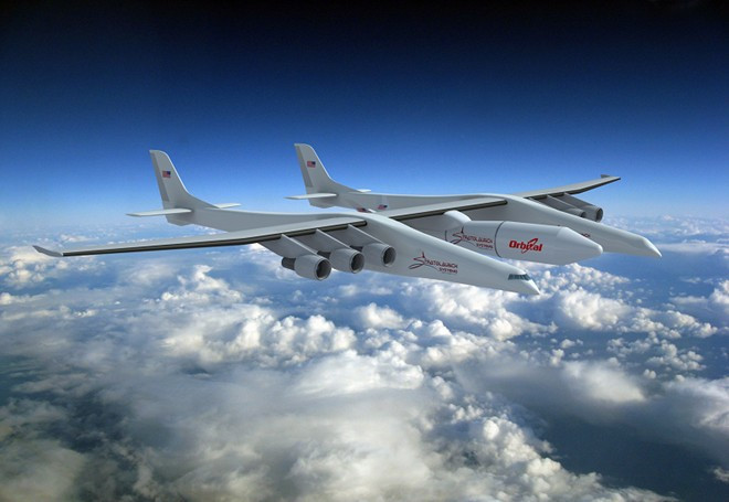 Stratolaunch sẽ là một trong những chiếc máy bay đáng kinh ngạc nhất từng được chế tạo. Nó được thiết kế để làm bệ phóng trên không cho những phương tiện bay có khả năng mang vệ tinh lên quỹ đạo trái đất. Theo kế hoạch, Stratolaunch có sải cánh 117 m với 6 động cơ phản lực đẩy lớn, nhiều khả năng được phát triển từ động cơ của máy bay Boeing 747-400.
