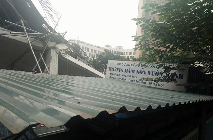 Dự án do Công ty TNHH TM và Kỹ thuật Trần Vũ thi công. Chủ đầu tư là Trường Vườn Xanh.