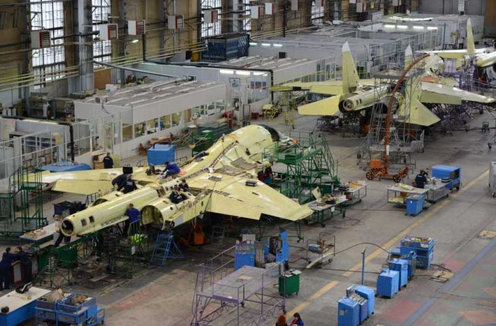 Các máy bay Su-34 đã thành hình.