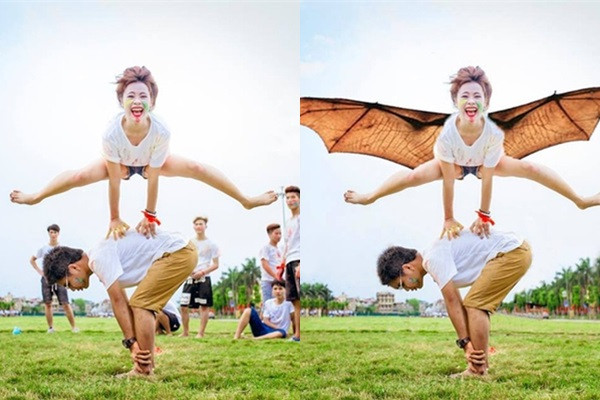 br/> Cô gái được thêm đôi cánh bất đắc dĩ.