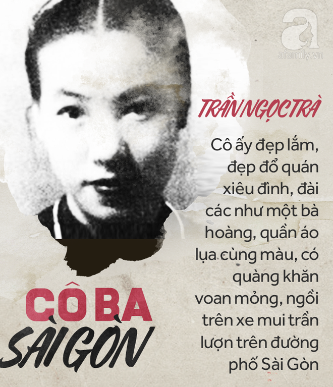 Cô Ba Trà trải qua 4 cuộc hôn nhân với lần lượt là viên quan ba người Pháp, con trai tỷ phú đất Phan Rang, bác sĩ Trần Ngọc Án, và cuối cùng là một triệu phú trẻ tuổi, nhưng tất cả đều tan vỡ.