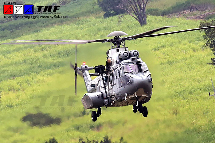 Thái Lan đã đặt mua 4 chiếc EC-725 Caracal từ hãng Airbus và đã nhận 2 chiếc trong số đó. Đây hiện là máy bay trực thăng hiện đại nhất Không quân Hoàng gia.