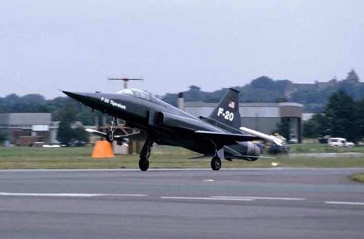 F-20 cũng sử dụng hệ thống radar điều khiển hỏa lực mạnh hơn so với tiêm kích F-5 hệ cũ. Radar đa chế độ AN/APG-67 có thể phát hiện mục tiêu tiêm kích cách 75km trong chế độ theo dõi và 150km trong chế độ tìm kiếm vận tốc, có thể phát hiện theo dõi 10 mục tiêu cùng lúc. Radar cũng có khả năng không đối đất tốt cho khả năng dẫn đường vũ khí chính xác cao