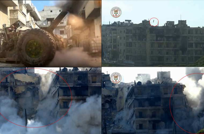 Thiếu thốn về nguồn cung vũ khí là lý do trực tiếp, chủ yếu khiến quân nổi dậy Syria phải tự chế nhiều loại vũ khí hạng nặng để chi viện hỏa lực, pháo kích các vị trí quân chính phủ. Một trong những vũ khí hạng nặng mà quân nổi dậy Syria thích nhất là súng cối, với đặc điểm dễ chế tạo, thích hợp với đánh gần, đánh vào mục tiêu bị che khuất. Điểm chung của những khẩu súng cối tự chế đều là ngoại cỡ, bắn những viên đạn kỳ lạ nhưng sức công phá của nó thì…không phải dạng vừa đâu.