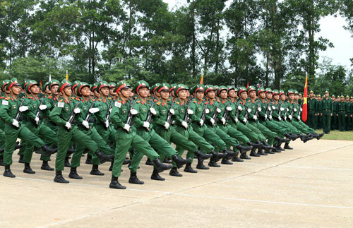 Các khối đã có sự đồng đều rất tốt sau một thời gian luyện tập.