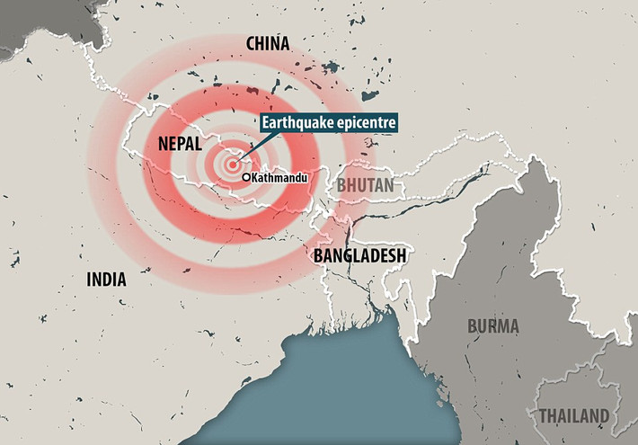 Trận động đất mạnh 7,9 độ Richter ngày 25/4 có tâm chấn cách Thủ đô Kathmandu của Nepal đã làm thương vong hơn 6.000 người và con số này còn cao hơn nữa.