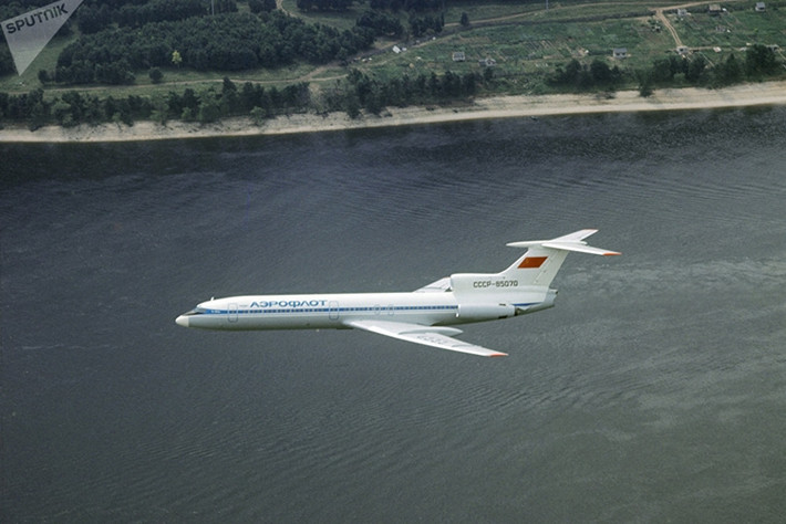 Máy bay chở khách phản lực Tu-154 đã được hiện đại hóa nhiều lần và vẫn được chế tạo cho đến năm 2013. Ảnh: Sputnik