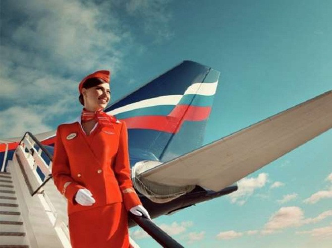 Đồng phục của nữ tiếp viên của Hãng hàng không Aeroflot luôn được coi là thời thượng trên thế giới.