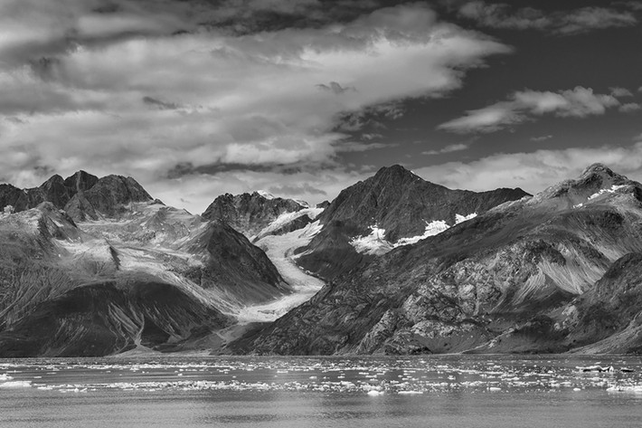 "Sông băng Topeka", Công viên Quốc gia Vịnh Glacier, bang Alaska.