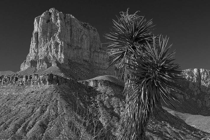 "Đỉnh núi El Capitan", Công viên Quốc gia Guadalupe, bang Texas.