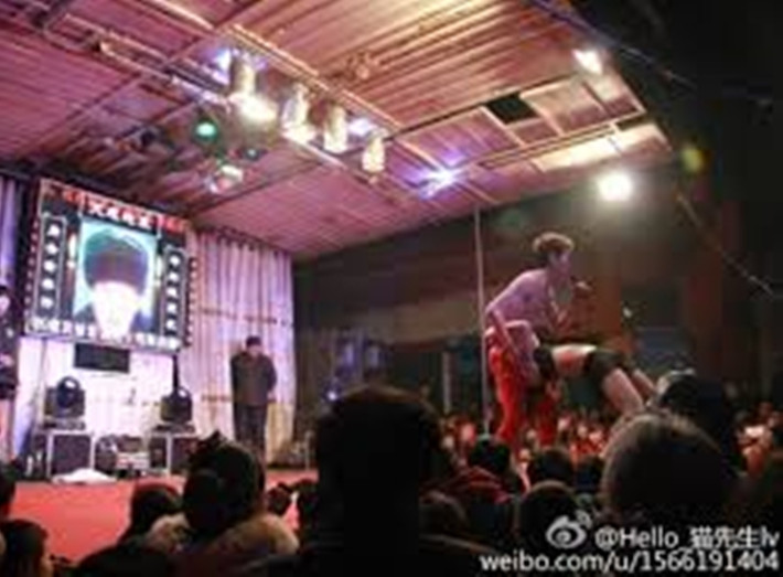 Sau màn múa cuồng nhiệt với những động tác khiêu dâm kích dục, vũ nữ từ từ cởi bỏ từng món y phục đang mặc trên người.