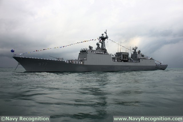 Khu trục hạm ROKS Dae Jo Yeong của Hải quân Hàn Quốc. Nguồn ảnh: Navy Recognition